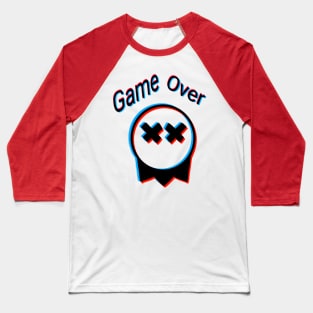 Game Over shirt design Baseball T-Shirt